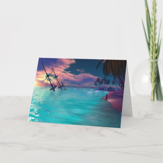 Cartão De Agradecimento Escapar (Frente)