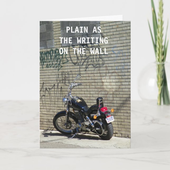 CARTÃO DE AGRADECIMENTO ESCREVENDO NOS OBRIGADOS DE PAREDE! (Frente)