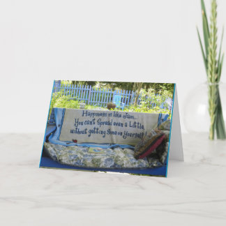 Cartão De Agradecimento Espalhe a felicidade como o doce