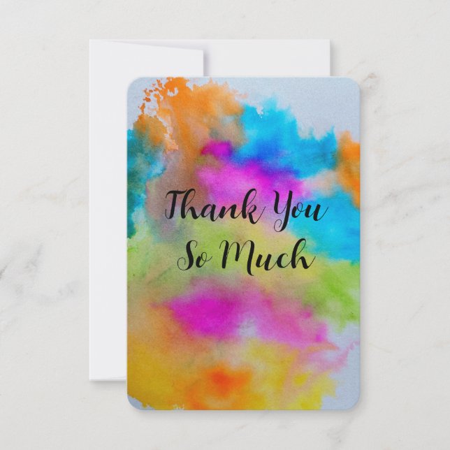 Cartão de agradecimento especial (Frente)