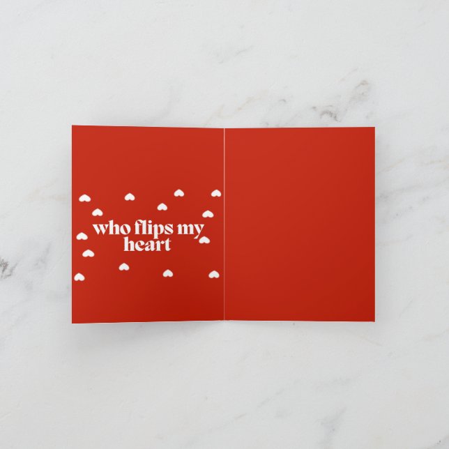 Cartão De Agradecimento Especial de Namorados de Design duplo (Interior)