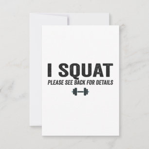 Cartão De Agradecimento Esquadrão I, Por Favor, Veja De Volta Para Mais De