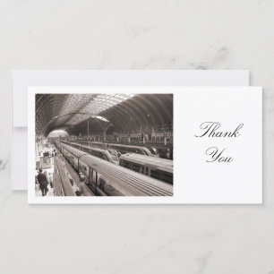 Cartão De Agradecimento Estação Paddington - Obrigado