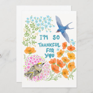 Cartão De Agradecimento Estou muito grato por você