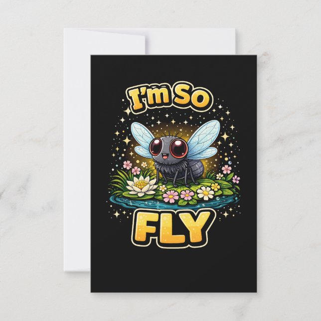 Cartão De Agradecimento Estou Tão Fly (Frente)