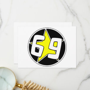 Cartão De Agradecimento Estrela Amarela 69