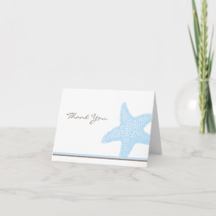 Cartão De Agradecimento Estrela do Mar Obrigado