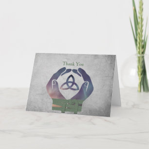 Cartão de Agradecimento Eternidade Handfasting