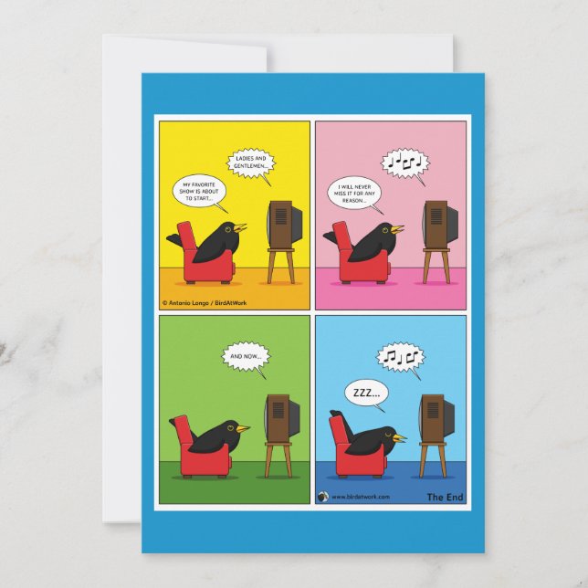 Cartão De Agradecimento Eu Nunca Dormirei Quic (Frente)