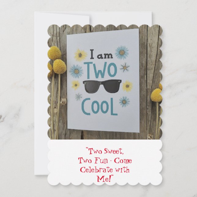 Cartão De Agradecimento Eu sou duas Kool, duas divertidas (Frente)