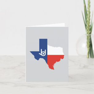 Cartão De Agradecimento Eu Te Amo, Texas Card