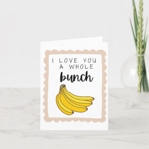 Cartão De Agradecimento Eu te amo um monte de cartas