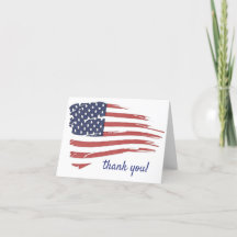 EUA Watercolor American Flag Militar