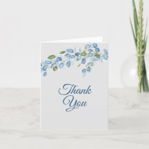 Eucalyptus Pastel Green e Blue Obrigado