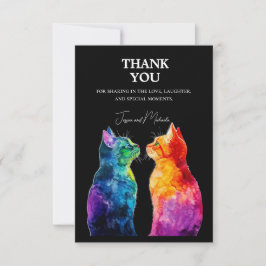 Cartão De Agradecimento 🌈 Exatamente O Seu: Exatamente