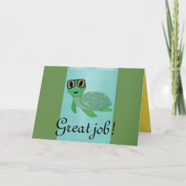 Cartão De Agradecimento Excelente Cargo Personalizar Destino