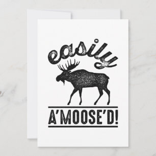 Cartão De Agradecimento Facilmente A’Moose’D