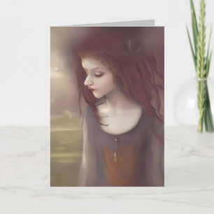 Cartão De Agradecimento Fada Pequena Fantasia Whimsso