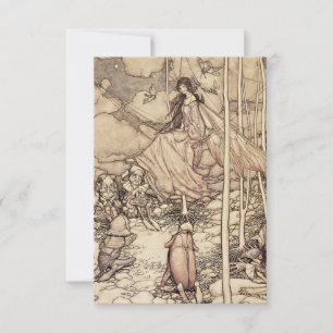 Cartão De Agradecimento “Fadas e Elfos” por Arthur Rackham
