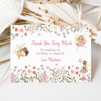 Fairy Garden Boho Wildflower Birthday