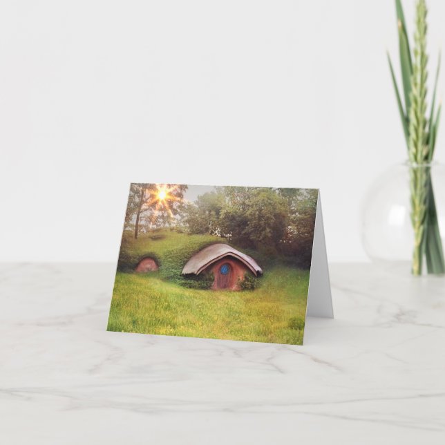 Cartão De Agradecimento Fairytale House (Frente)