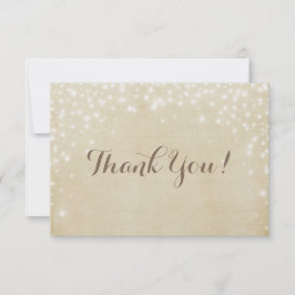 Cartão De Agradecimento Faísca do pergaminho