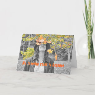 Cartão De Agradecimento FALL FOLIAGE FUN Greting Card