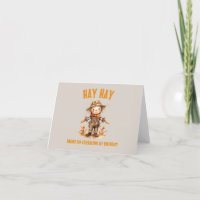 Fall Scarecrow Cute Birday