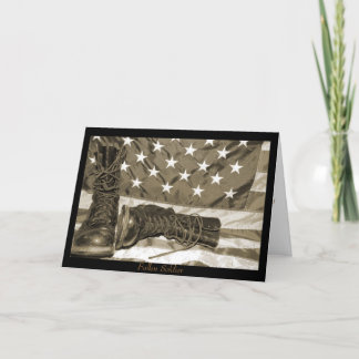 Cartão De Agradecimento Fallen Soldier