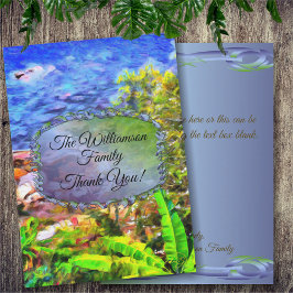 Cartão De Agradecimento Família Obrigado Yelapa Path View 0819