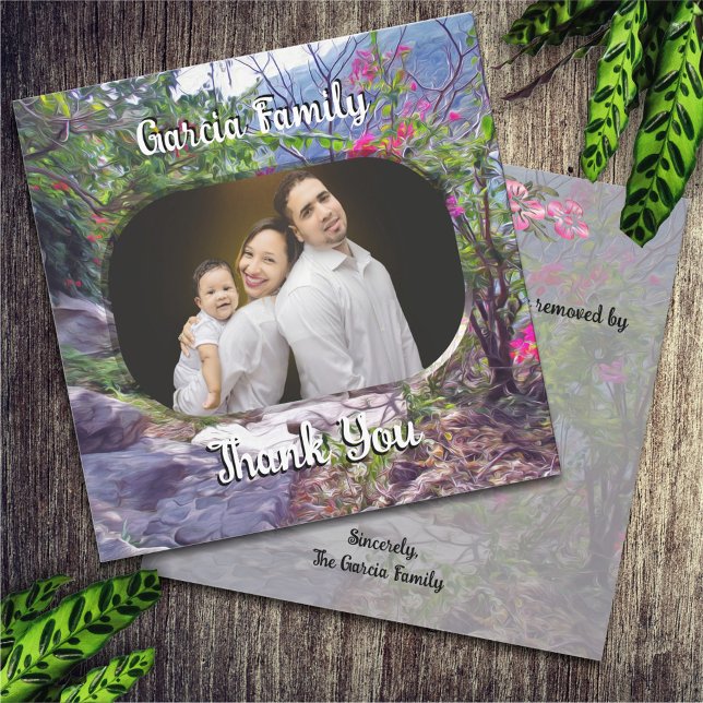 Cartão De Agradecimento Família Yelapa Trail Obrigado (Criador carregado)