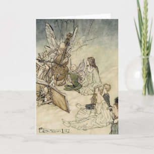 Cartão De Agradecimento Faries