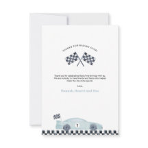 Cartão de Agradecimento Fast One