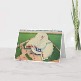 Cartão De Agradecimento Feira do Mundo de Nova Iorque de 1939