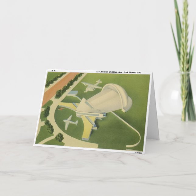 Cartão De Agradecimento Feira do Mundo de Nova Iorque de 1939 (Frente)