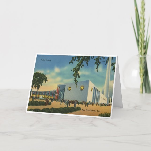 Cartão De Agradecimento Feira do Mundo de Nova Iorque de 1939 (Frente)