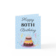Feliz 80 Birthday