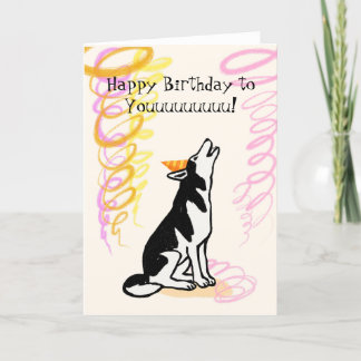 Cartão De Agradecimento Feliz aniversário de gafanhotos siberianos