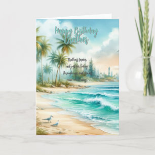 Cartão De Agradecimento Feliz aniversário irmão