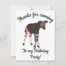 Feliz B-day Baby Okapi