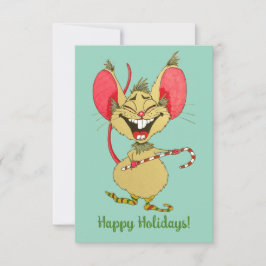 Cartão De Agradecimento Feliz baile de Natal!