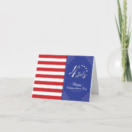 Cartão De Agradecimento Feliz Dia da Independência América