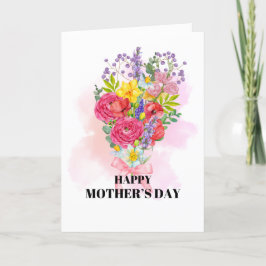 Cartão De Agradecimento Feliz dia da mãe