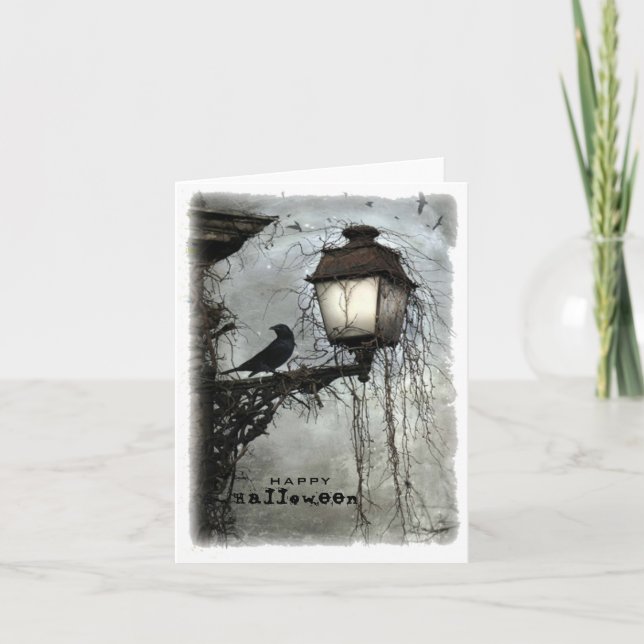 Cartão De Agradecimento Feliz Dia das Bruxas (Frente)