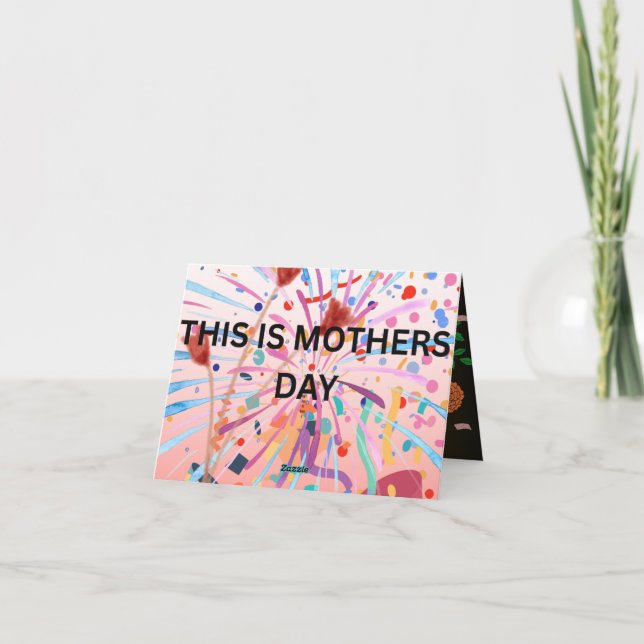 CARTÃO DE AGRADECIMENTO FELIZ DIA DAS MÃES (Verso)