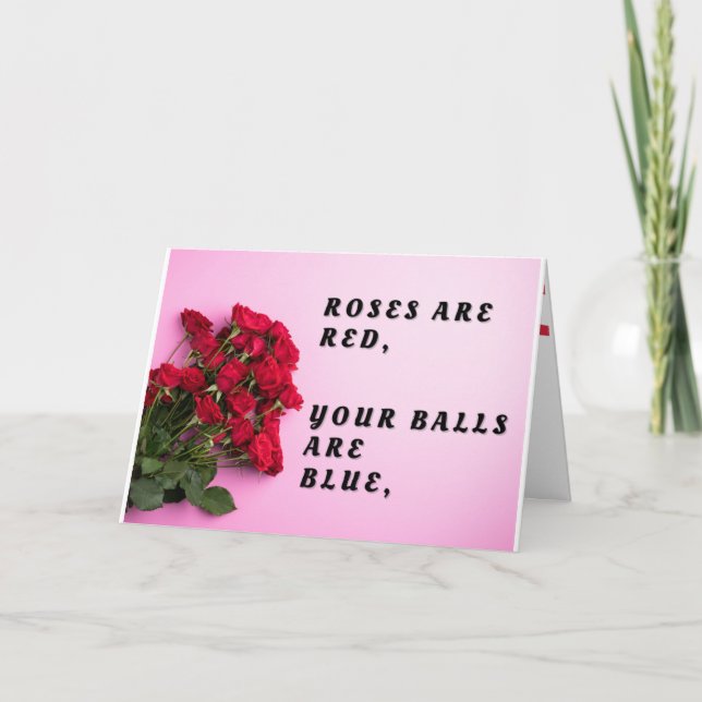 Cartão De Agradecimento Feliz Dia de Vasectomia! (Frente)