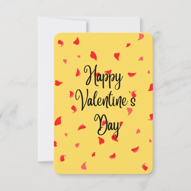 Cartão De Agradecimento Feliz Dia dos Namorados (Frente)