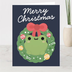 Cartão De Agradecimento Feliz e Simples Feliz Natal
