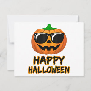 Cartão De Agradecimento Feliz Halloween Costume Engraçado Pumpkin