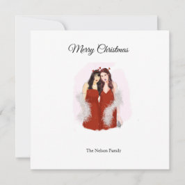 Cartão De Agradecimento Feliz Natal